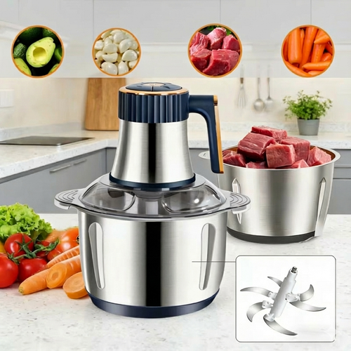 مفرمة لحم كهربائية احترافية 5 لتر قوية، سريعة، ومتعددة الاستخدامات