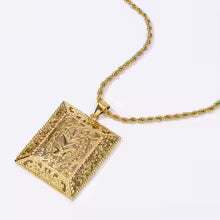 مجموعة مجوهرات لويزادا المغربية باللون الذهبي الداكن للحفلات، مكونة من أقراط وقلادة وسوار وخاتم للخطوبة